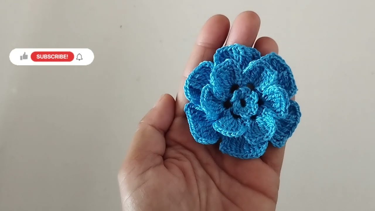 Flor crochê irlandês - Aplicação