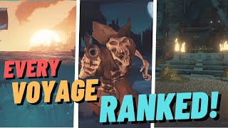 Ranking Every Voyage in Sea of Thieves From Worst to Best!  Sea Of Thieves Season 12