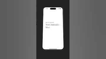 Blur Text Animation eith SwiftUI #shorts