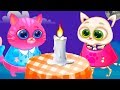 КОТЕНОК БУБУ Скелет - 2 серия #106 Кид и кот Bubbu в гостях у кошечки Кати. Видео игра на пурумчата