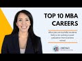 10 Most Popular Careers for MBA Graduates