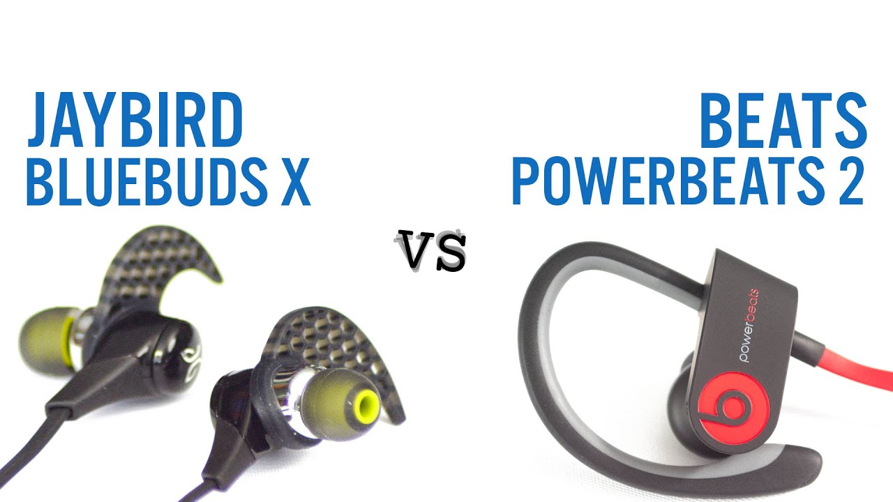 PowerBeats 2 contra JayBird BlueBuds X