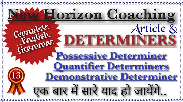 #Determiner Grammar | Use of Few, A Few, Little, A Little and Some | DSSSB, KVS, CTET, LDC, Bank PO