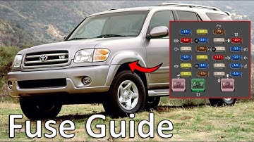 Fuse Box Location and Explanation: Toyota Sequoia (2001-2007)