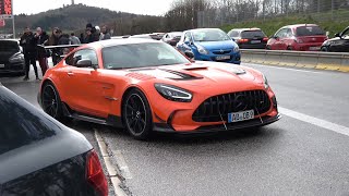 Cars Leaving ED Tankstelle At The Nurburgring