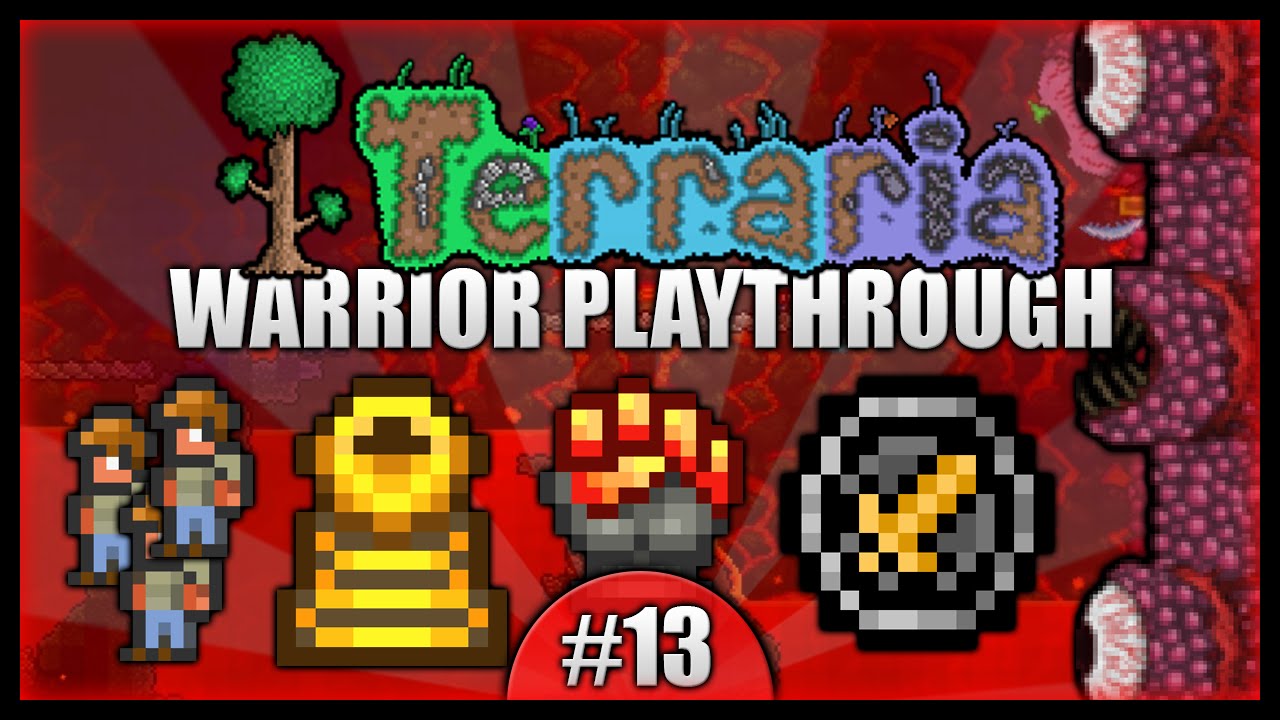 Let's Play Terraria 1.2.4 || Warrior Class Playthrough