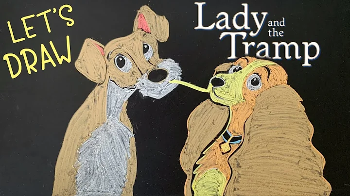 Let's Draw Lady and the Tramp!  8 HOURS of Chalk A...