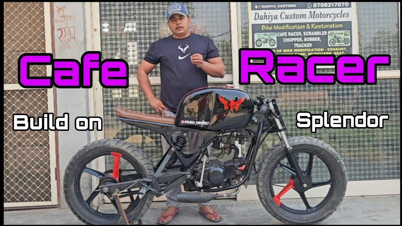 Handmade Cafe Racer bike full detailed video || modified bikes || cafe ...