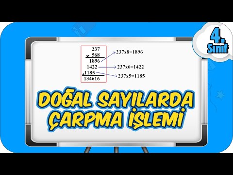 Doğal Sayılarda Çarpma İşlemi Öğreniyoruz 📘 4.Sınıf Matematik #2023