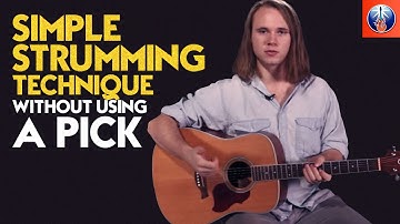 Acoustic Guitar Picking Exercises - Simple Strumming Technique Without Using a Pick
