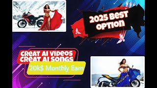 Creat AI Music and AI Song Videos |Earn mothly 20k dollars|Unlimited AI videos screenshot 2