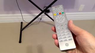 Programming an older Panasonic TV with an Inexpensive Universal Remote