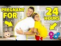 24 Hours BEING PREGNANT In PUBLIC!! FUNNY CHALLENGE... | The Royalty Family
