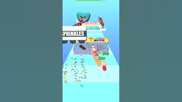 Ice Cream Stack Games Runner Android iOS Gameplay #Shorts