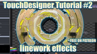 TouchDesigner Linework Effect - Projection Mapping #2