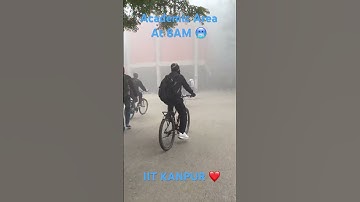 Academic Area at 8AM 🥶 IIT KANPUR ❤️ #shorts