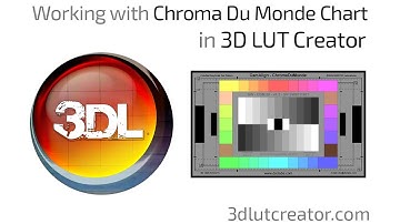 Working with ChromaDuMonde in 3D LUT Creator and Davinci Resolve