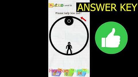 Draw 2 Save: Stickman Puzzle LEVEL 31 - Please help him out - Gameplay Walkthrough Android IOS