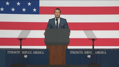 Full Presser: Trump, Hegseth declare an end to 