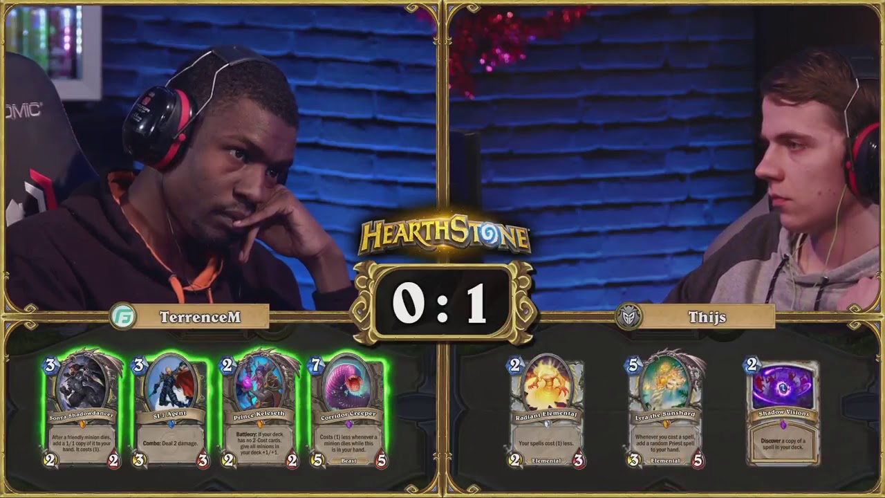 Hearthstone   TerrenceM vs Thijs   SeatStory Cup VIII Group