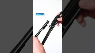 Wiper Blade Installation Instruction - Multi-functional Flat Wiper Blade NM-1005 - Adapter F