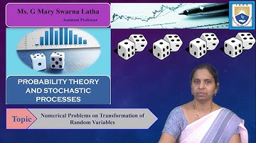 Numerical Problems on Transformation of Random Variables by Ms. G Mary Swarna Latha