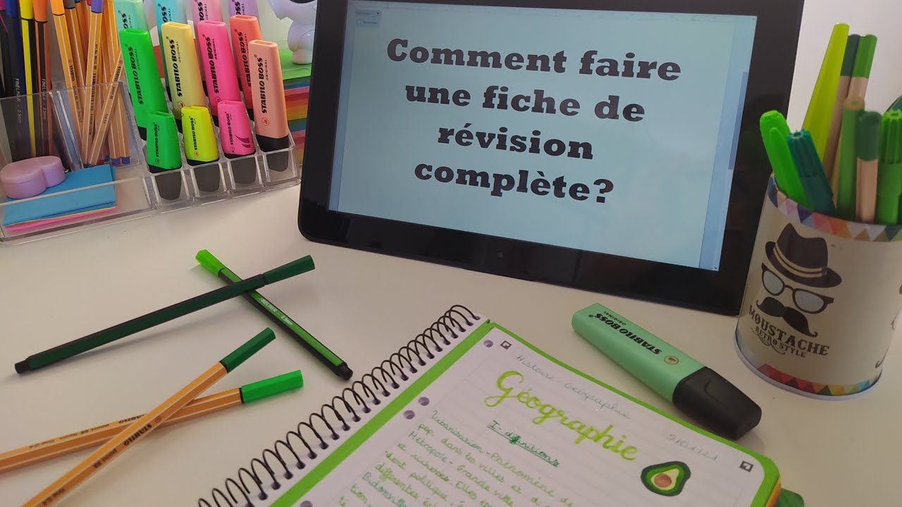 Révision : Comment faire des fiches de révisions ?​ – Meet in