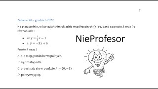 MP 11. 2022.12. zadanie 28 matematyka PP