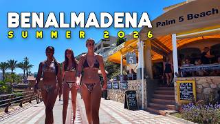 Benalmadena Spain 🇪🇸 Beautiful Sunny Day Summer 2026 June Update Costa del Sol Walk | Málaga [4K]