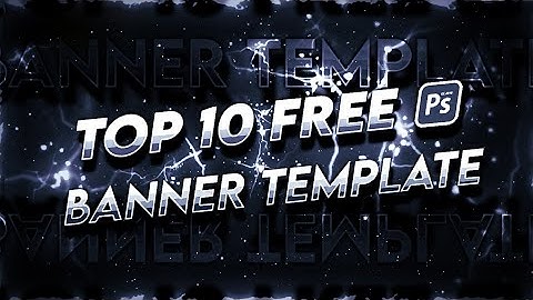 Top 10 FREE YouTube Banner Template | PS CC On Android | By KING GAMING @KINGGAMINGYT-K