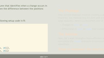 Efficiently Identify Sequential Changes in Data Tables Using R