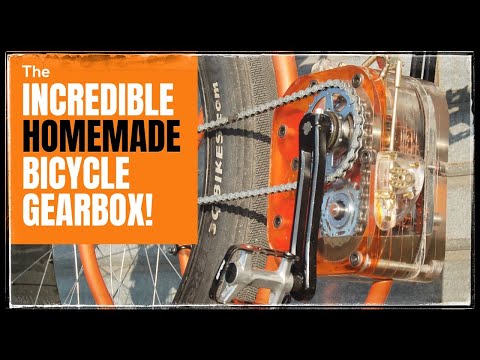 How This GENIUS Made A Bicycle Gearbox Using Recycled Bike Parts