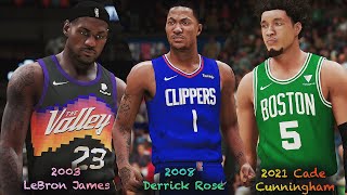 Giving Every NBA team a former #1 Draft Pick! Simulation on NBA2K21 - Live Games screenshot 5
