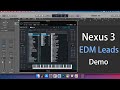 Nexus 3  edm leads  demo  all sounds 