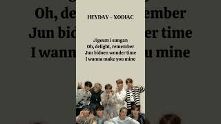 Heyday  Xodiac s heyday xodiac kpop shorts