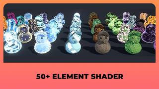 50 Elemental Shaders for Unity URP News