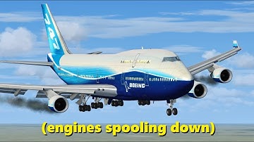 Guy Tries to Land with NO ENGINES in Flight Simulator X (Multiplayer)