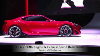 Scion FR-S / Toyota FT-86 II Concept Engine and Exhaust Sound Clips