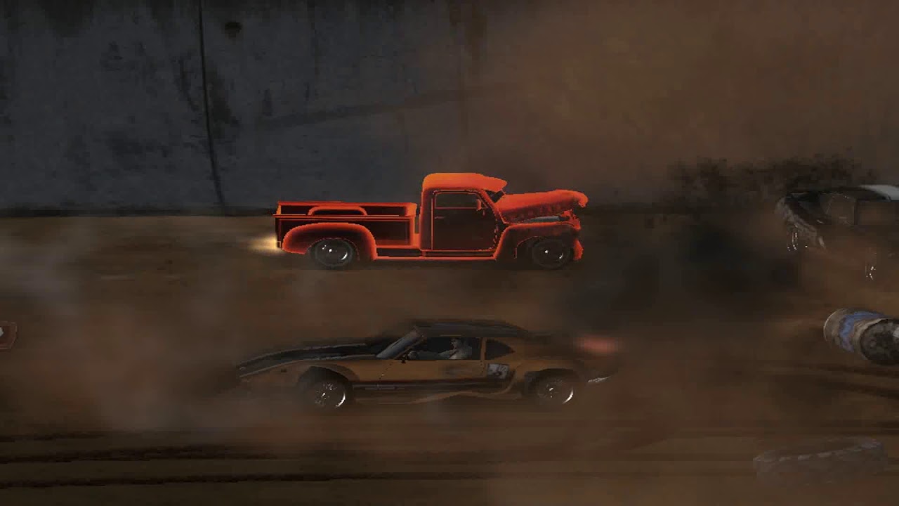 flatout 3 : derby 5 with replay with my car of crusader