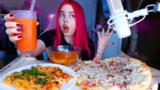 TOMATO MUKBANG/ еда на камеру/болталка мукбанг