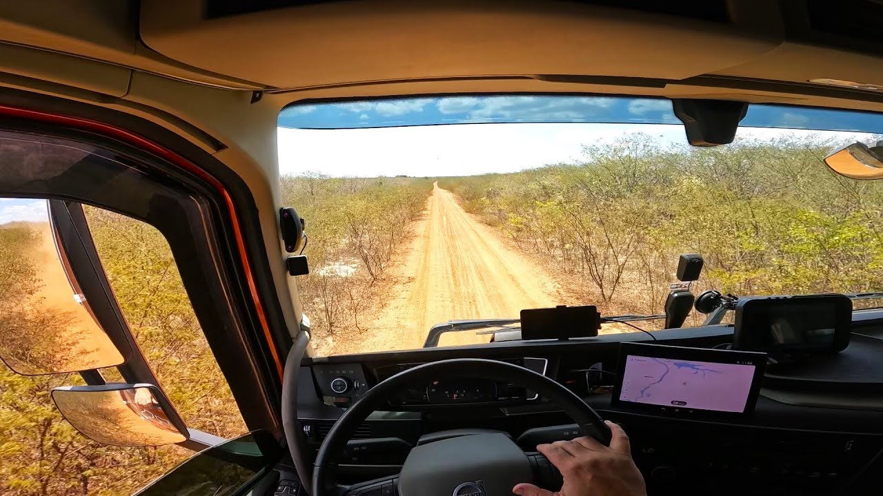POV Driving /Off Road Through the Interior of the Brazilian Northeast - Brazil 