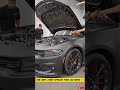 DON’T SCROLL 😳🔥 | Matte Black Dodge Charger Tint Transformation #shorts
