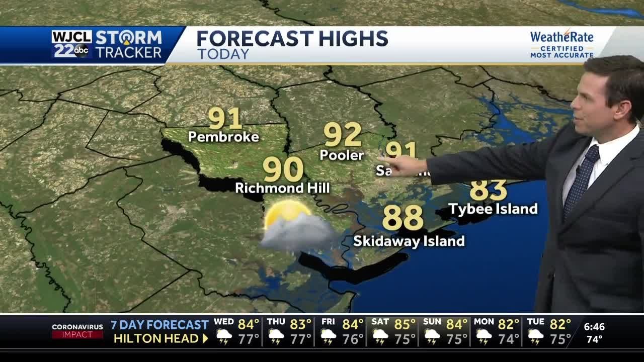 Another hot one today with shower possible - YouTube