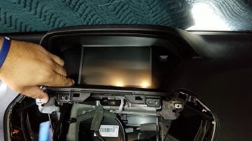 How to Remove Navigation Display from Acura MDX 2016 for Repair.