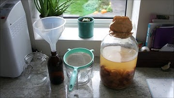 Making 1 Gallon of Organic Apple Cider Vinegar at Home Part 2