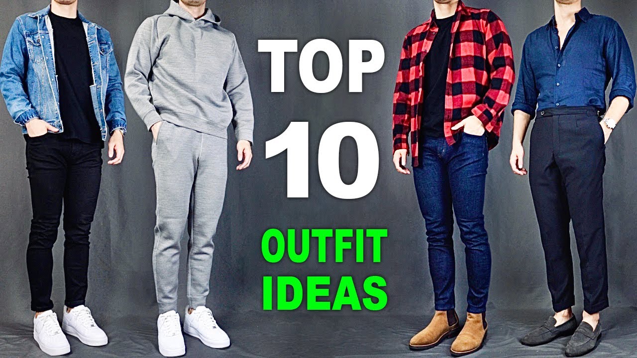 TOP 10 DOPEST Outfits of All Time | Men's Outfit Ideas - YouTube