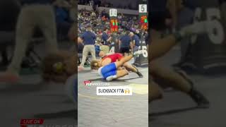 #3 Wes Burford used a suck back to secure a FALL in the CIF State quarterfinals! #statechampionships