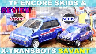 【祝MP化決定】X-TRANSBOTS SAVANT & TF SKIDS　REVIEW