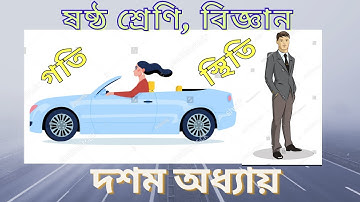 স্থিতি ও গতি আপেক্ষিক || গতি || ষষ্ঠ শ্রেণির বিজ্ঞান || Class 6 Science Chapter 10 || ‍six biggan