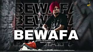 BEWAFA (Official video) | Sidhu Moosewala | Latest New Punjabi Song | Punjabi Song
